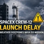SpaceX Crew-12 launch delay