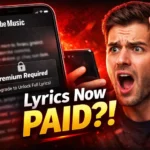 YouTube Music lyrics paywall