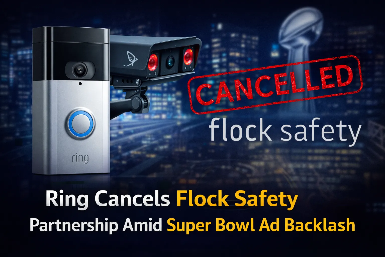 Ring cancels Flock Safety partnership